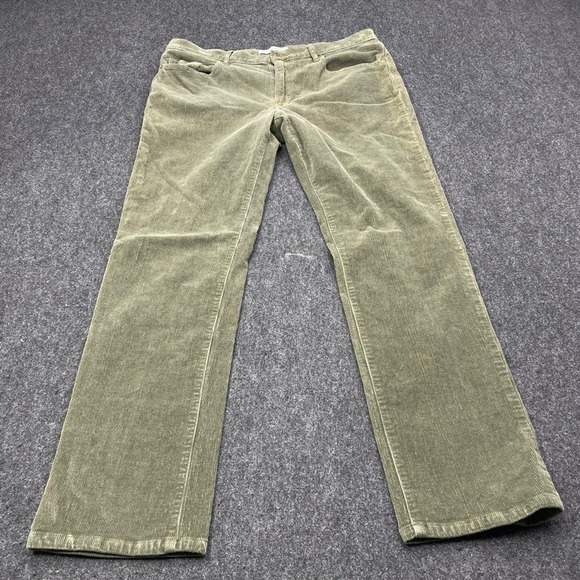 Jos. A. Bank Other - Jos. A. Bank Corduroy Pants Mens 36x32 Olive Green 1905 Tradition Tailored Fit